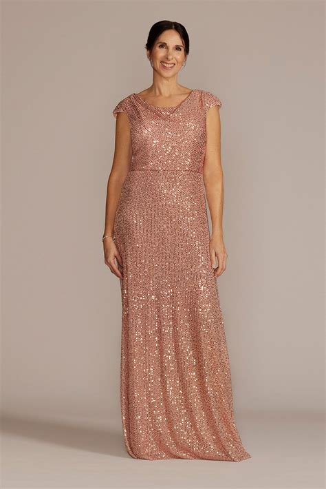 dior all over sequin long sleeve v neck gown|dior gowns for women.